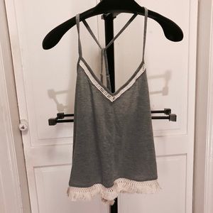 Crop top with Fringe